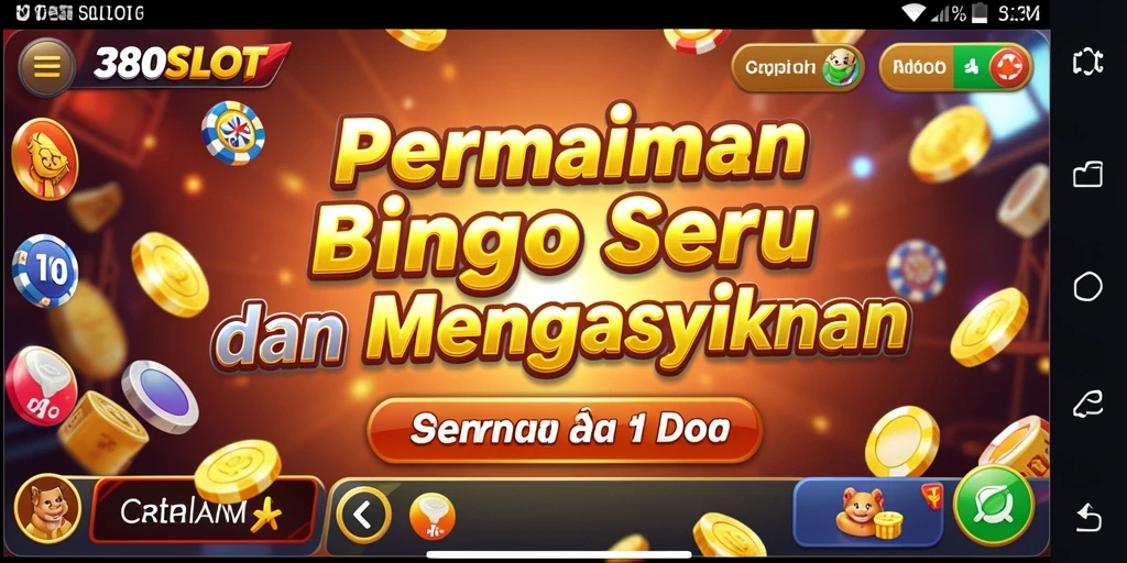 Gameplay seru Bingo di 380SLOT dengan grafis yang menarik.