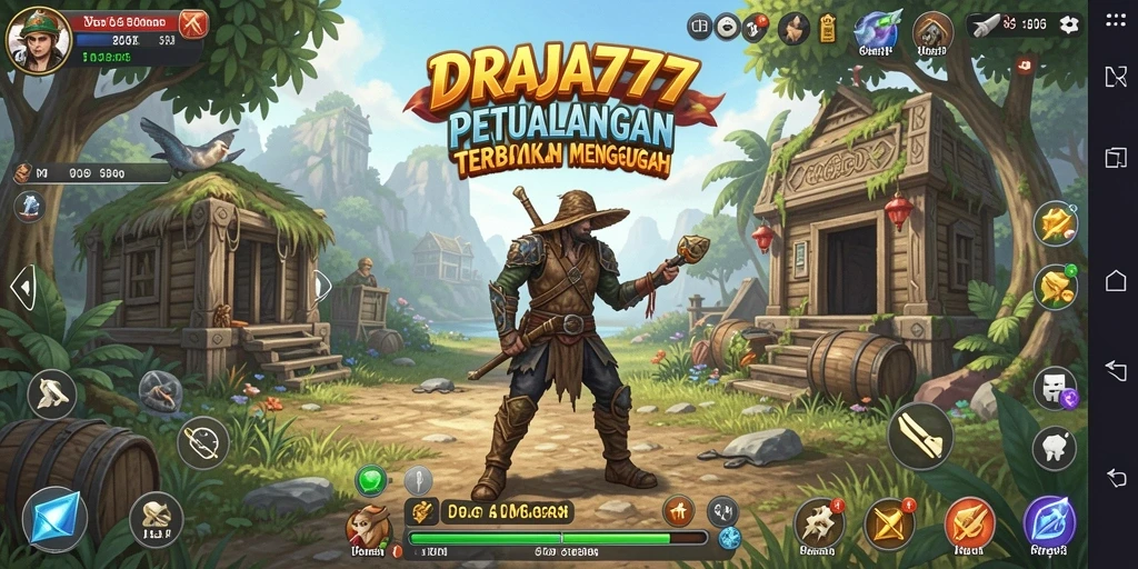 Tampilan gameplay DRAJA777 yang menakjubkan dalam dunia Open World.
