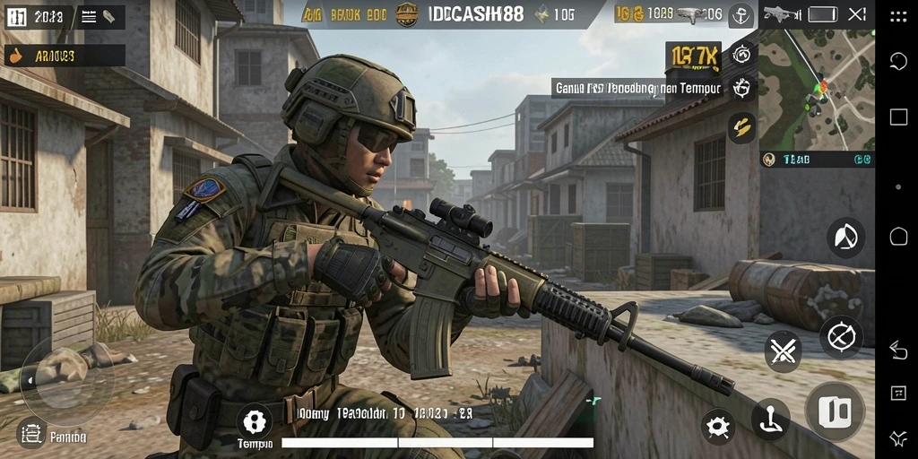 Tampilan gameplay seru dan menegangkan dari IDCASH88.