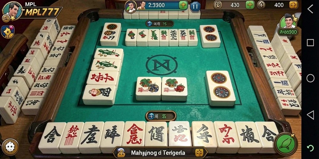 Tangkapan layar gameplay MPL777 menunjukkan aksi seru Mahjong.