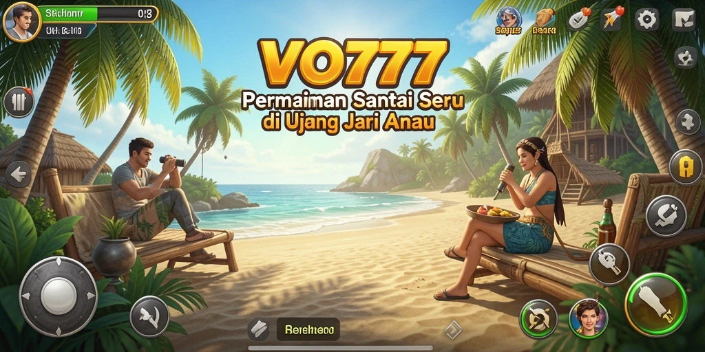 Screenshot utama VO777 menampilkan gameplay santai yang menarik.